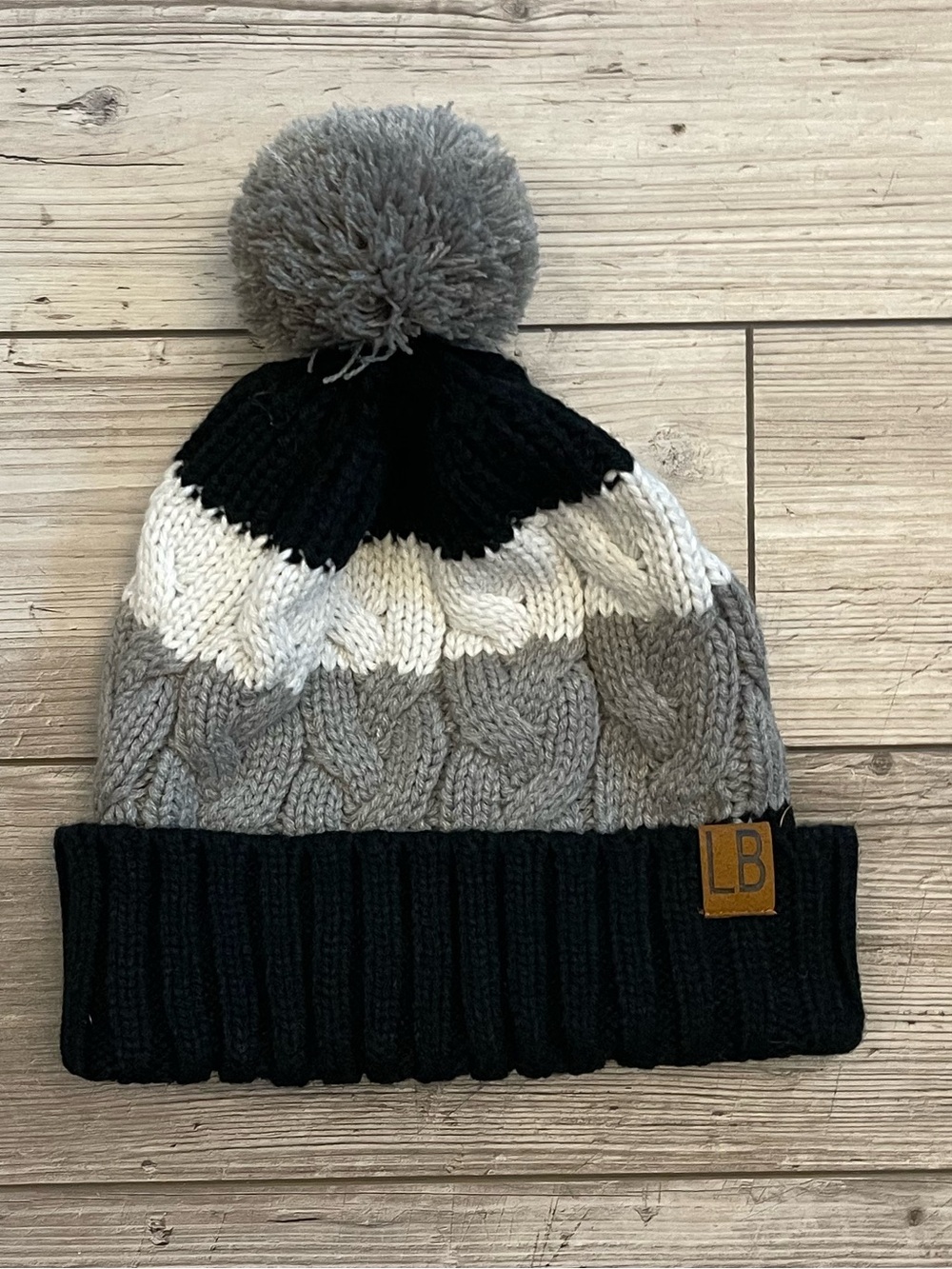 Little Bipsy | Kids Knit Pom Beanie | Size: Large